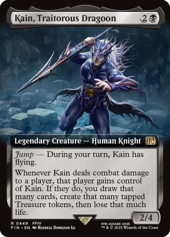 Kain, Traitorous Dragoon (Extended Art) - 449 - Rare