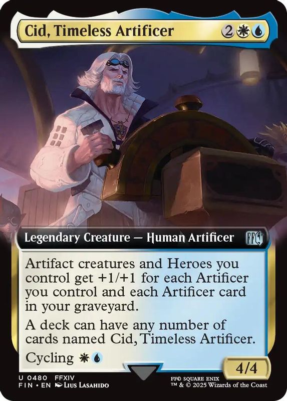 Cid, Timeless Artificer (Extended Art) - 480 - Uncommon