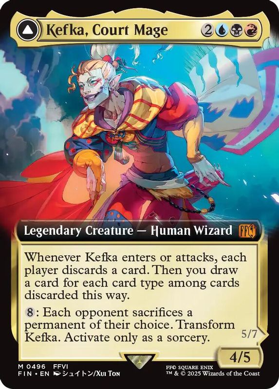 Kefka, Court Magem (Extended Art) - 496 - Mythic