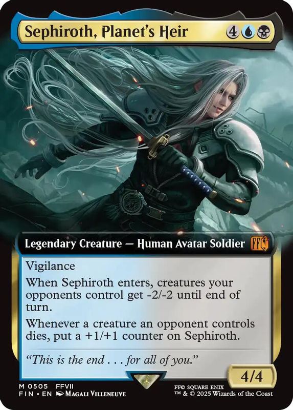 Sephiroth, Planet's Heir (Extended Art) - 505 - Mythic