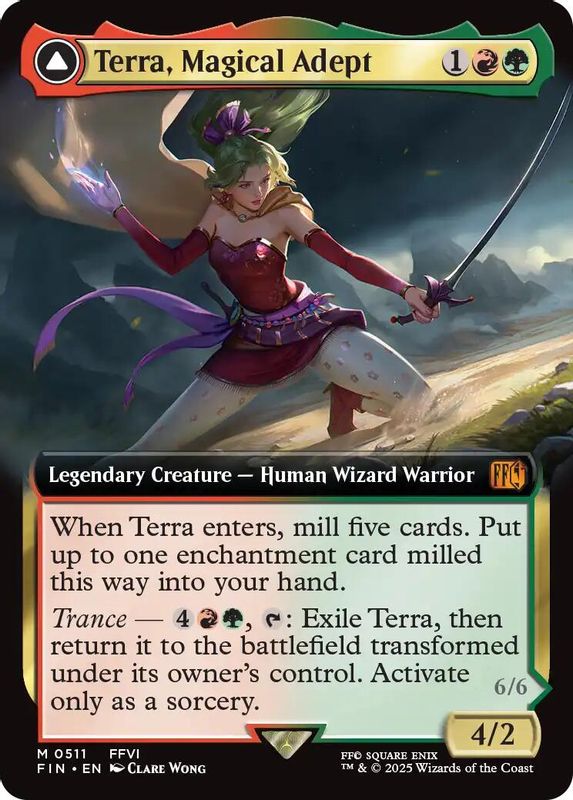 Terra, Magical Adept (Extended Art) - 511 - Mythic