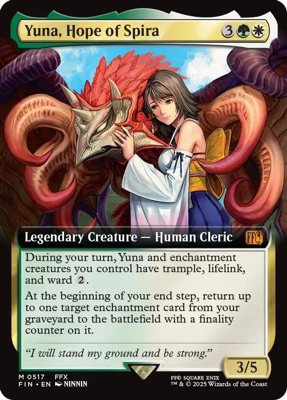 Yuna, Hope of Spira (Extended Art) - 517 - Mythic
