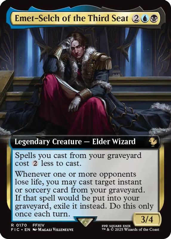 Emet-Selch of the Third Seat (Extended Art) - 170 - Rare