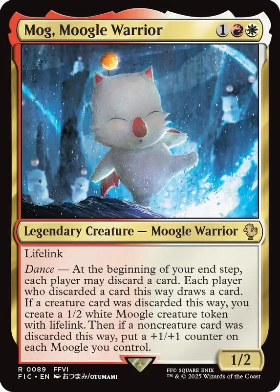 Mog, Moogle Warrior - 89 - Rare