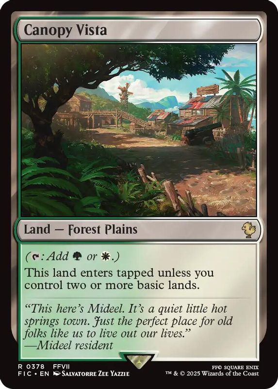 Canopy Vista - 378 - Rare