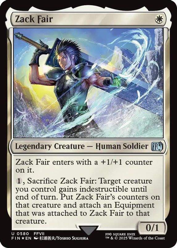 Zack Fair (Surge Foil) - 580 - Uncommon