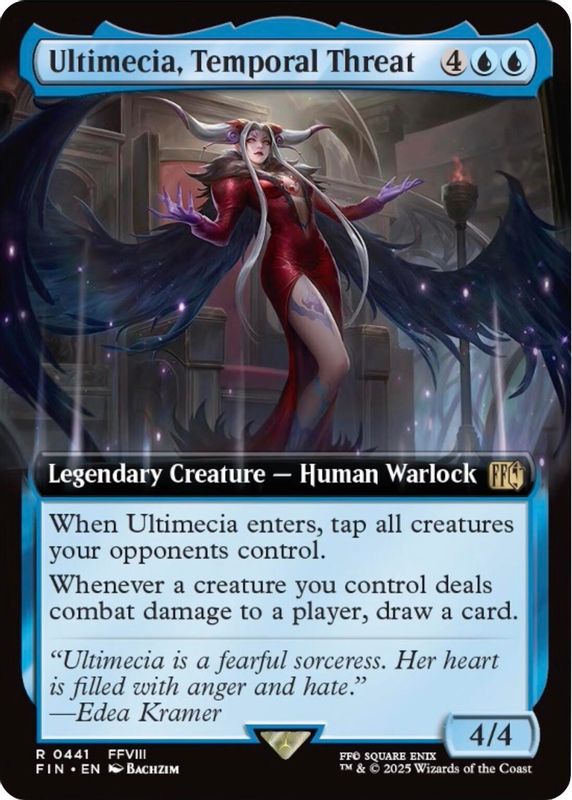 Ultimecia, Temporal Threat (Extended Art) - 441 - Rare