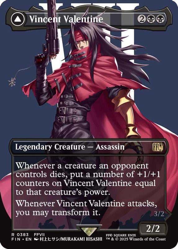 Vincent Valentine (Borderless) - 383 - Rare