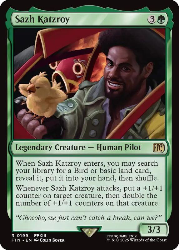 Sazh Katzroy - 199 - Rare