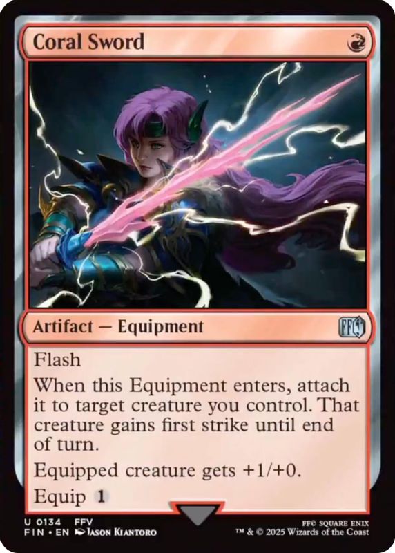 Coral Sword - 134 - Uncommon