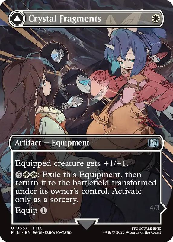 Crystal Fragments (Borderless) - 357 - Uncommon