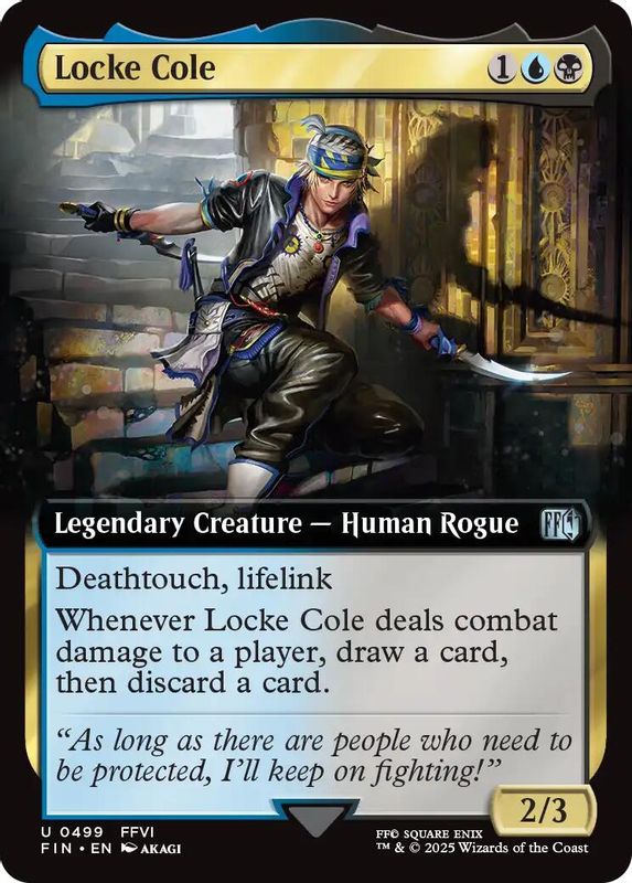 Locke Cole (Extended Art) - 499 - Uncommon