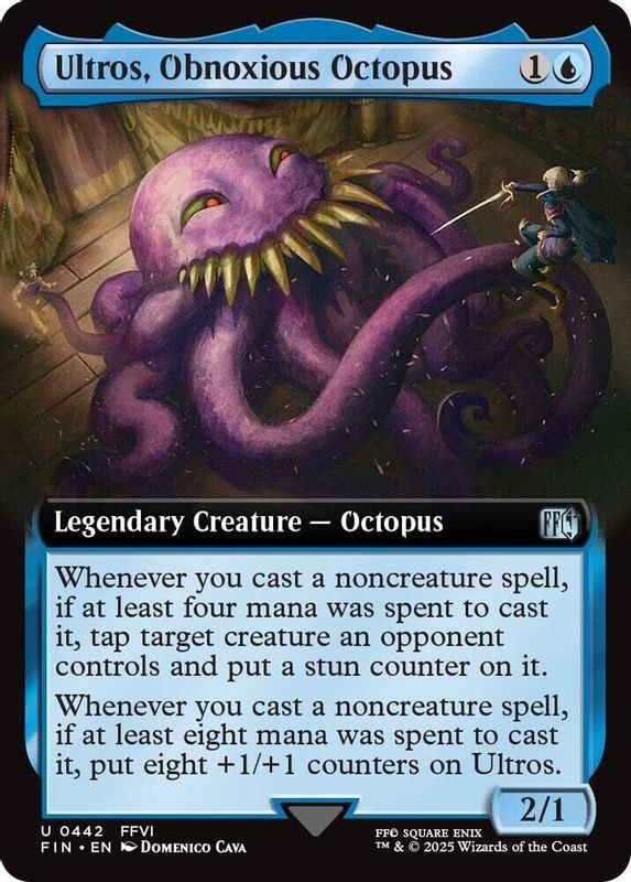 Ultros, Obnoxious Octopus (Extended Art) - 442 - Uncommon