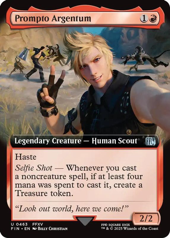 Prompto Argentum (Extended Art) - 463 - Uncommon