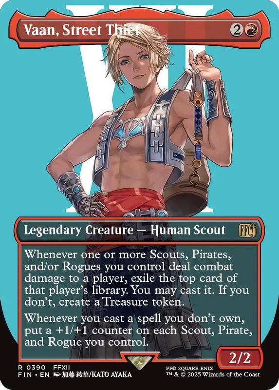 Vaan, Street Thief (Borderless) - 390 - Rare