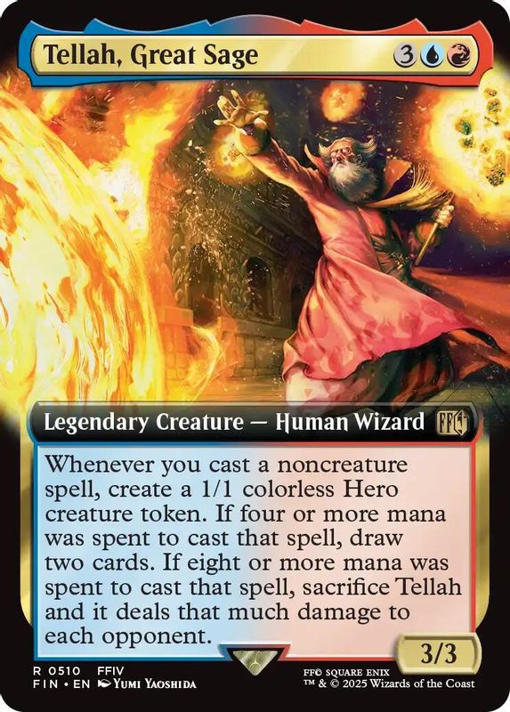 Tellah, Great Sage (Extended Art) - 510 - Rare