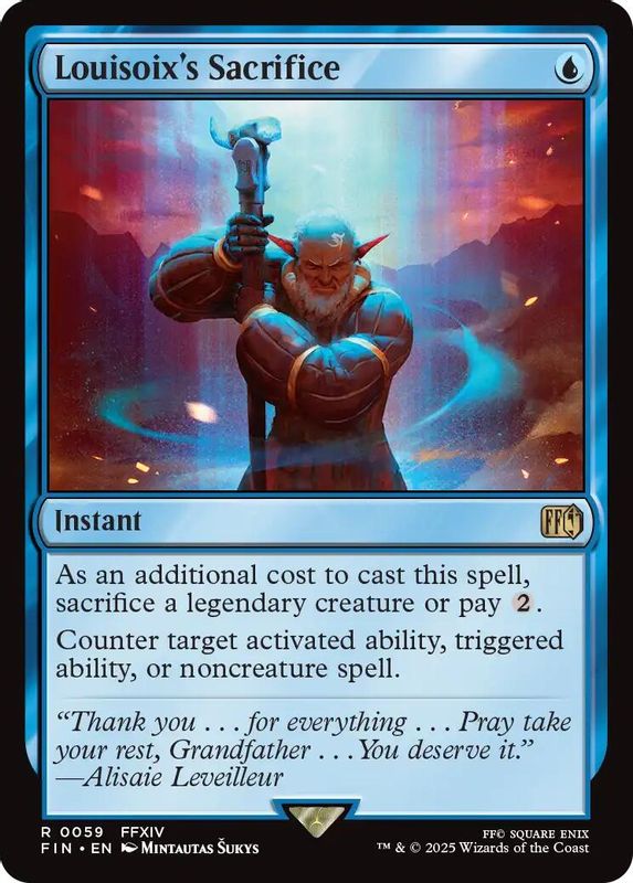 Louisoix's Sacrifice - 59 - Rare