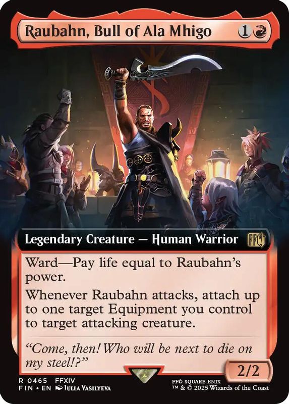 Raubahn, Bull of Ala Mhigo (Extended Art) - 465 - Rare