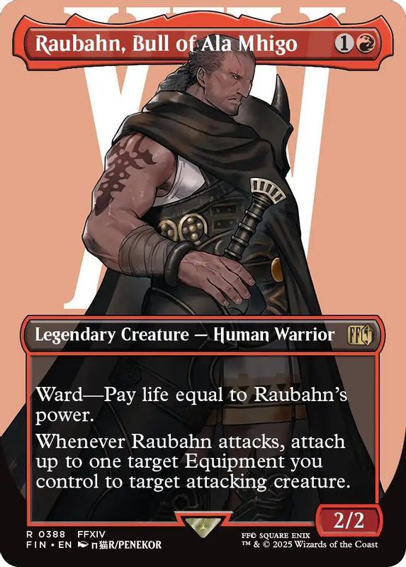 Raubahn, Bull of Ala Mhigo (Borderless) - 388 - Rare