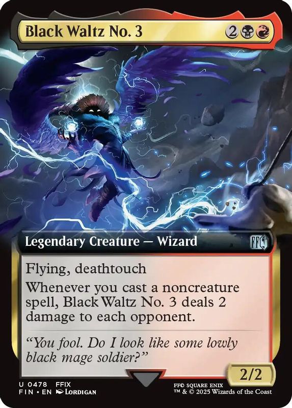 Black Waltz No. 3 (Extended Art) - 478 - Uncommon