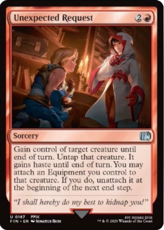 Unexpected Request - 167 - Uncommon