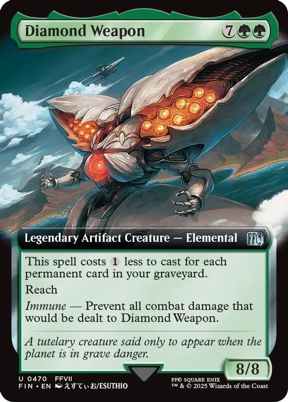 Diamond Weapon (Extended Art) - 470 - Uncommon