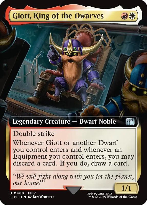 Giott, King of the Dwarves (Extended Art) - 488 - Uncommon