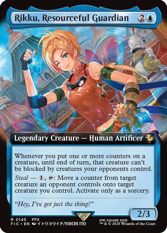 Rikku, Resourceful Guardian (Extended Art) - 145 - Rare