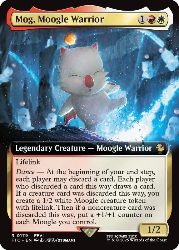 Mog, Moogle Warrior (Extended Art) - 179 - Rare