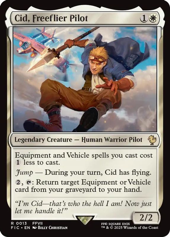 Cid, Freeflier Pilot (Surge Foil) - 13 - Rare