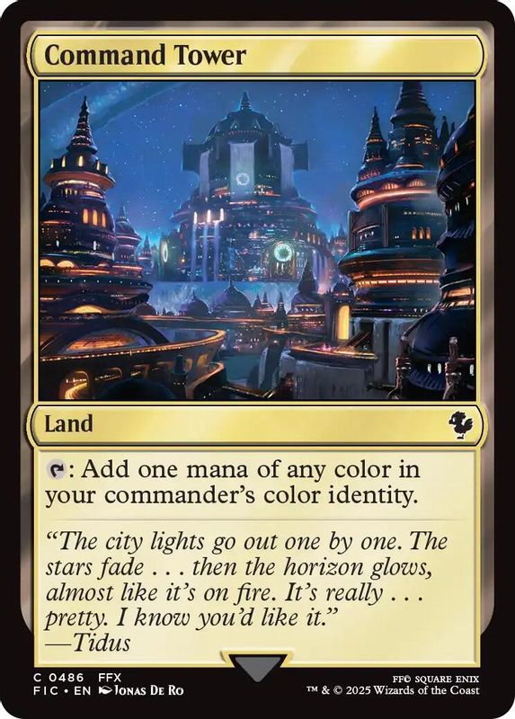 Command Tower (0486) (Surge Foil) - 486 - Common