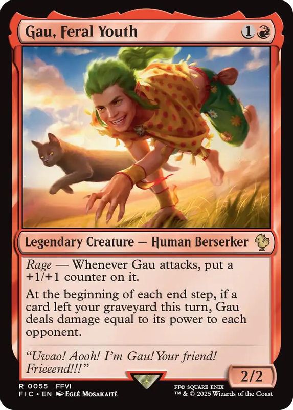 Gau, Feral Youth (Surge Foil) - 55 - Rare