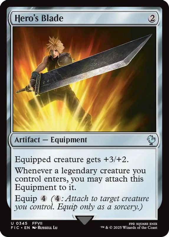 Hero's Blade (Surge Foil) - 345 - Uncommon