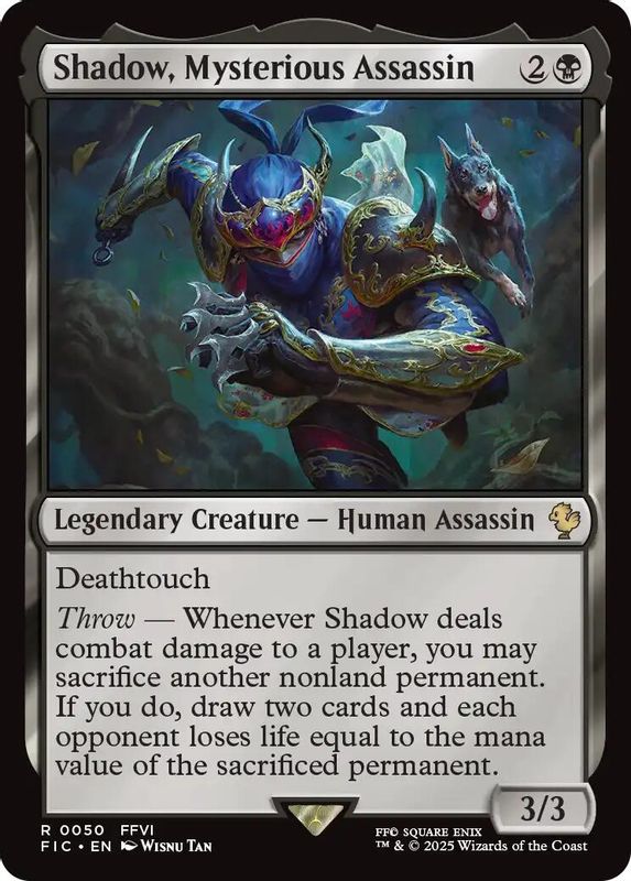 Shadow, Mysterious Assassin (Surge Foil) - 50 - Rare