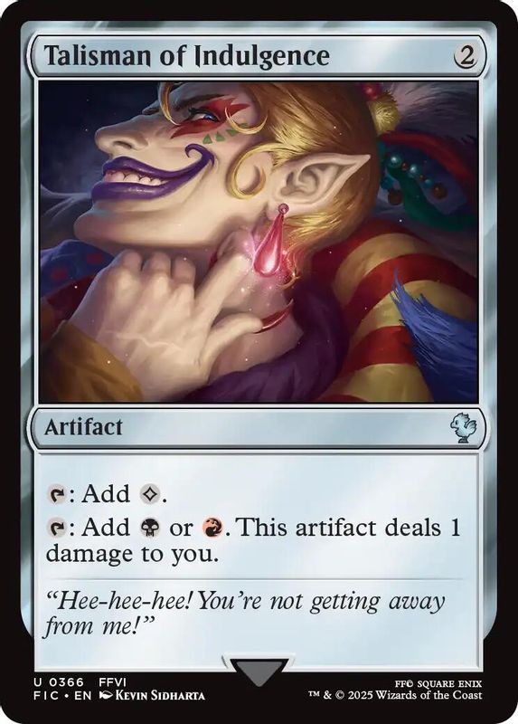 Talisman of Indulgence (Surge Foil) - 366 - Uncommon