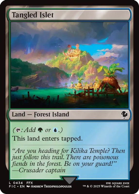 Tangled Islet (Surge Foil) - 434 - Land