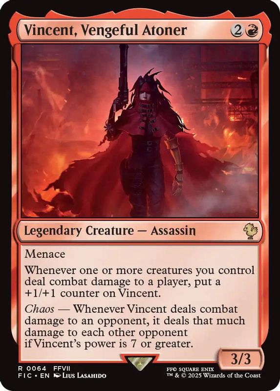 Vincent, Vengeful Atoner (Surge Foil) - 64 - Rare