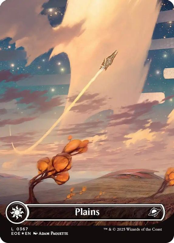 Plains (0367) (Borderless) (Galaxy Foil) - 367 - Land
