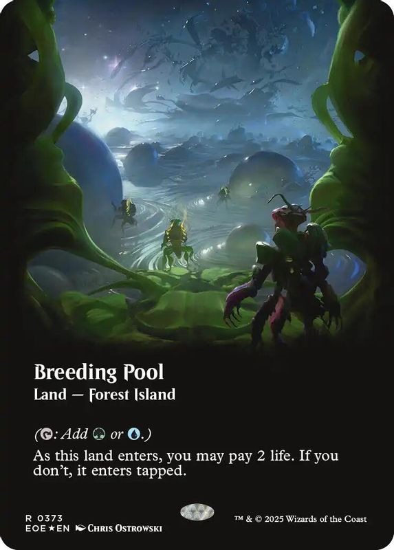 Breeding Pool (Borderless) (Galaxy Foil) - 373 - Rare