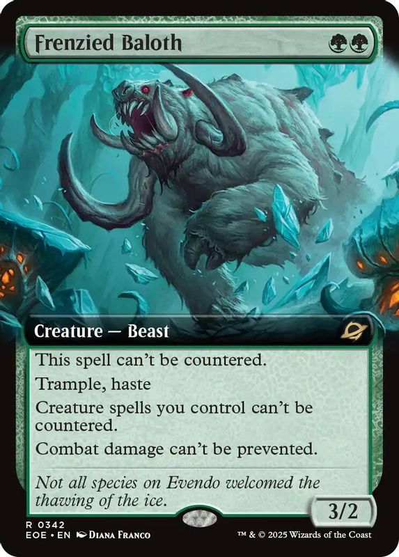 Frenzied Baloth (Extended Art) - 342 - Rare