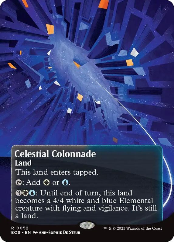 Celestial Colonnade (0052) (Borderless) - 52 - Rare