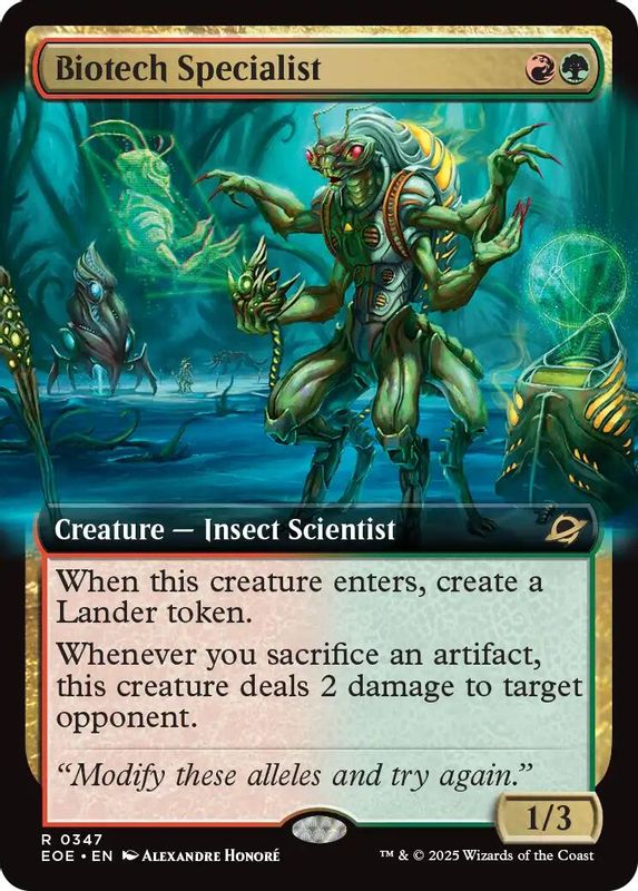 Biotech Specialist (Extended Art) - 347 - Rare