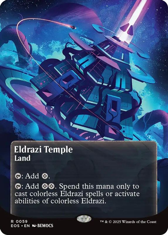Eldrazi Temple (0059) (Borderless) - 59 - Rare