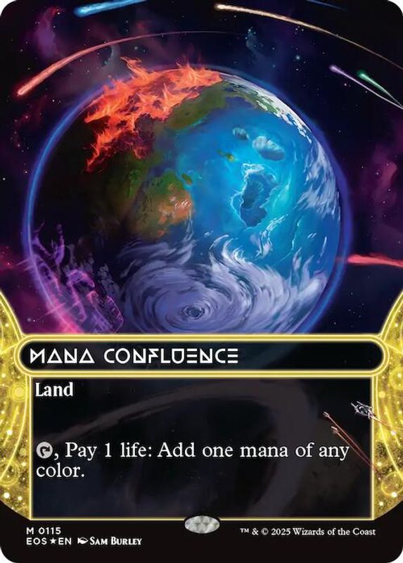 Mana Confluence (0115) (Borderless) (Galaxy Foil) - 115 - Mythic
