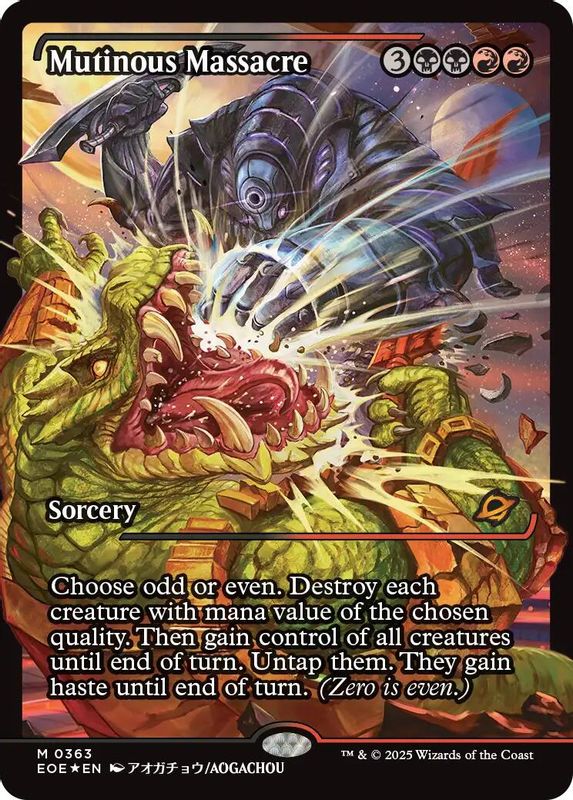 Mutinous Massacre (Showcase) - 363 - Mythic