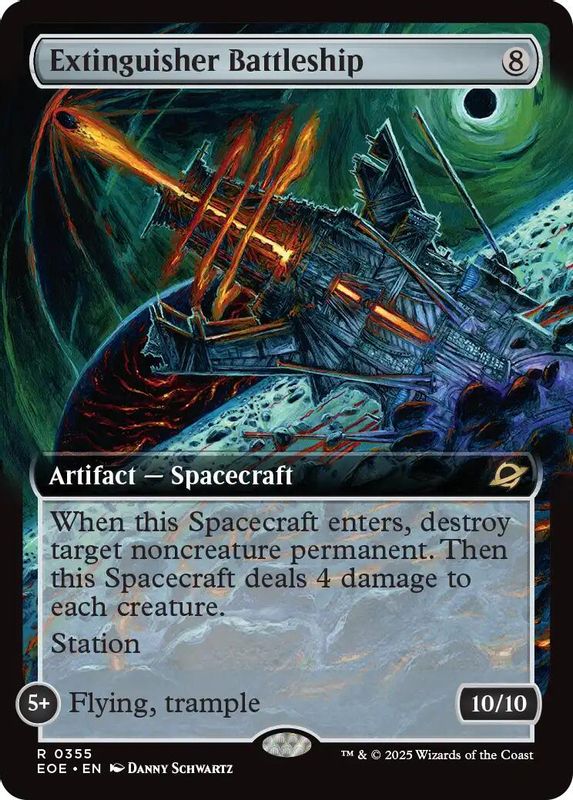 Extinguisher Battleship (Extended Art) - 355 - Rare