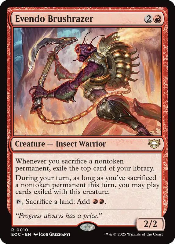 Evendo Brushrazer - 10 - Rare