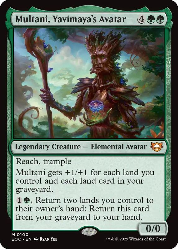 Multani, Yavimaya's Avatar - 100 - Mythic