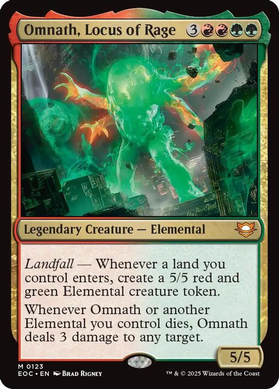 Omnath, Locus of Rage - 123 - Mythic