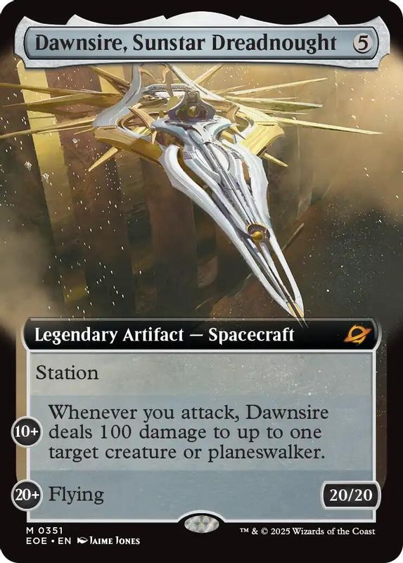 Dawnsire, Sunstar Dreadnought (Extended Art) - 351 - Mythic